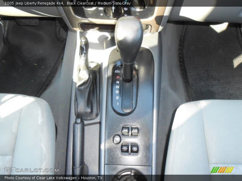 Black Clearcoat / Medium Slate Gray 2005 Jeep Liberty Renegade 4x4