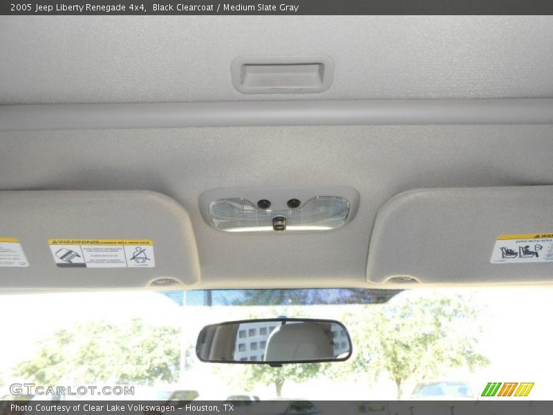 Black Clearcoat / Medium Slate Gray 2005 Jeep Liberty Renegade 4x4