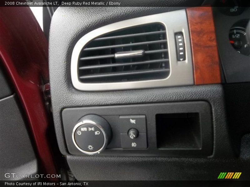 Deep Ruby Red Metallic / Ebony 2008 Chevrolet Avalanche LT