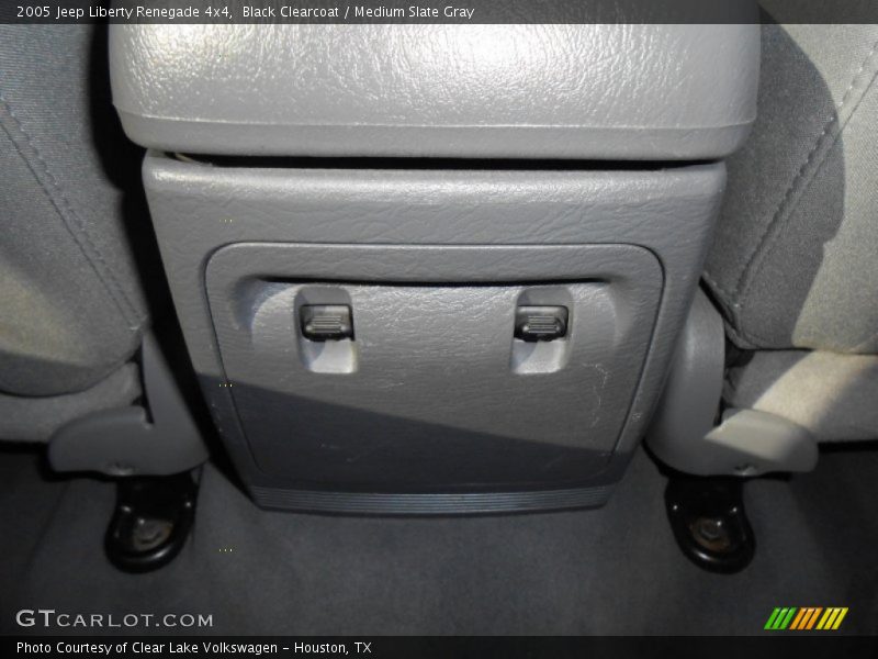 Black Clearcoat / Medium Slate Gray 2005 Jeep Liberty Renegade 4x4