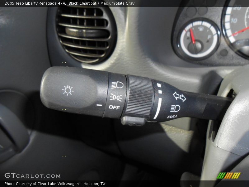 Black Clearcoat / Medium Slate Gray 2005 Jeep Liberty Renegade 4x4
