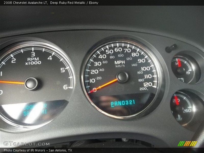 Deep Ruby Red Metallic / Ebony 2008 Chevrolet Avalanche LT