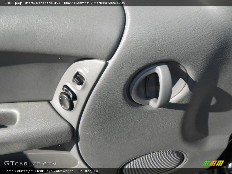 Black Clearcoat / Medium Slate Gray 2005 Jeep Liberty Renegade 4x4