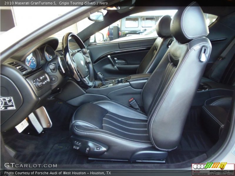 Grigio Touring (Silver) / Nero 2010 Maserati GranTurismo S