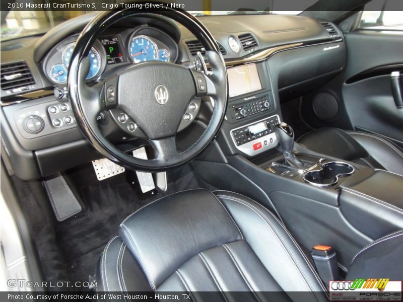 Grigio Touring (Silver) / Nero 2010 Maserati GranTurismo S