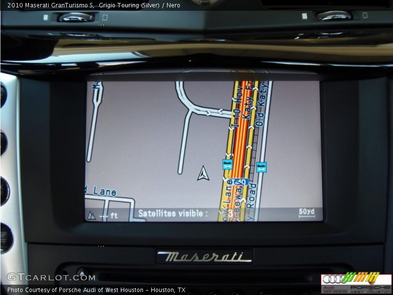 Grigio Touring (Silver) / Nero 2010 Maserati GranTurismo S