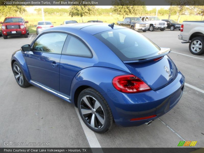 Reef Blue Metallic / Black/Blue 2013 Volkswagen Beetle Turbo