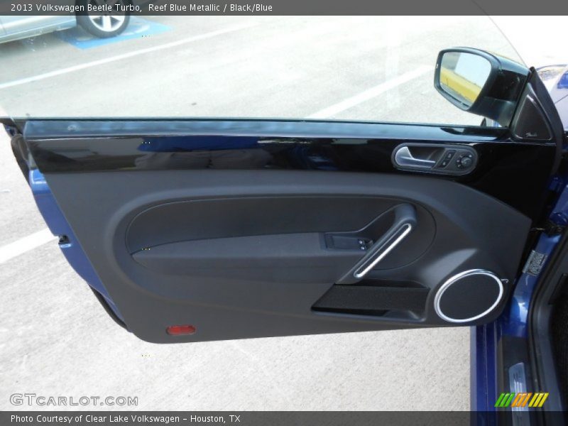 Reef Blue Metallic / Black/Blue 2013 Volkswagen Beetle Turbo