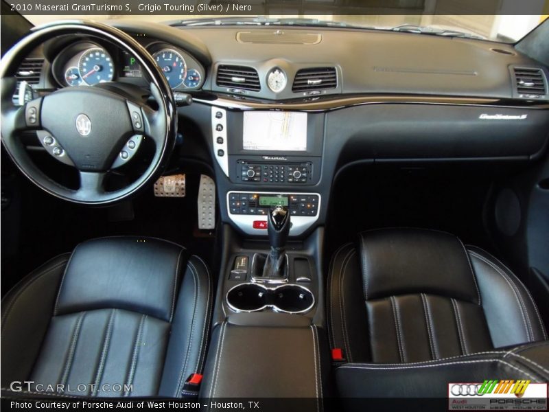 Grigio Touring (Silver) / Nero 2010 Maserati GranTurismo S