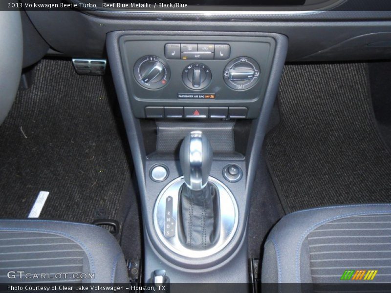 Reef Blue Metallic / Black/Blue 2013 Volkswagen Beetle Turbo