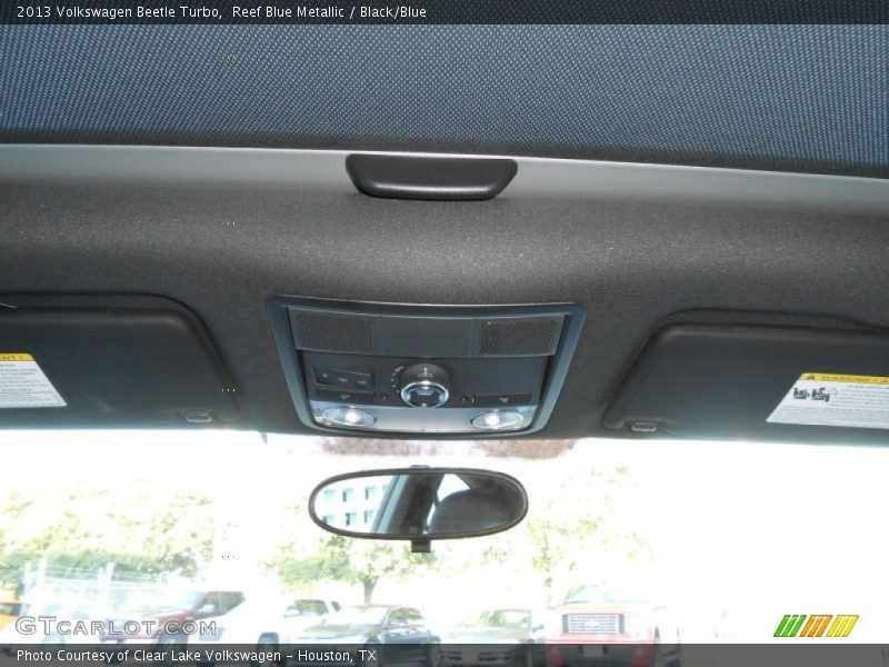 Reef Blue Metallic / Black/Blue 2013 Volkswagen Beetle Turbo