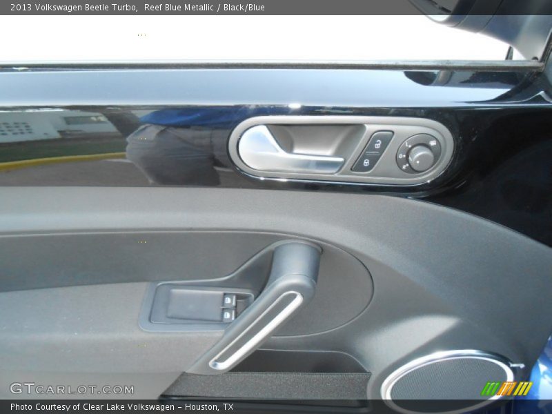 Reef Blue Metallic / Black/Blue 2013 Volkswagen Beetle Turbo