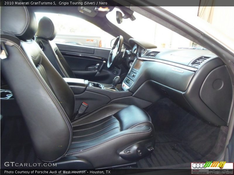 Grigio Touring (Silver) / Nero 2010 Maserati GranTurismo S