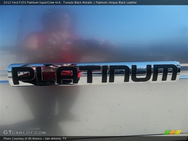 Tuxedo Black Metallic / Platinum Unique Black Leather 2013 Ford F150 Platinum SuperCrew 4x4