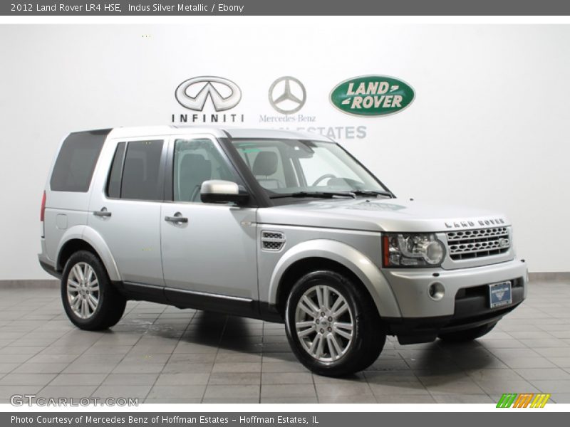 Indus Silver Metallic / Ebony 2012 Land Rover LR4 HSE
