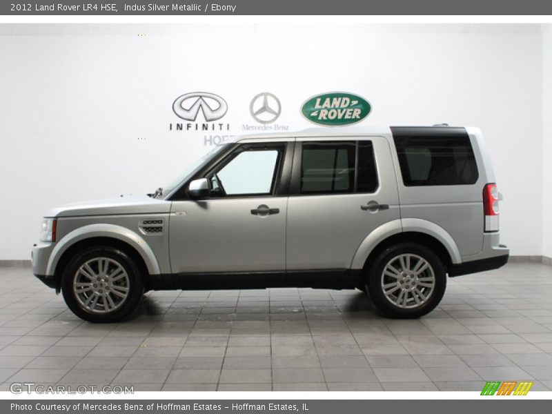 Indus Silver Metallic / Ebony 2012 Land Rover LR4 HSE