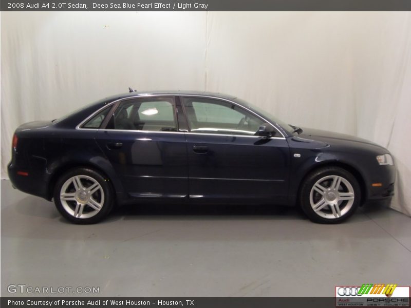 Deep Sea Blue Pearl Effect / Light Gray 2008 Audi A4 2.0T Sedan