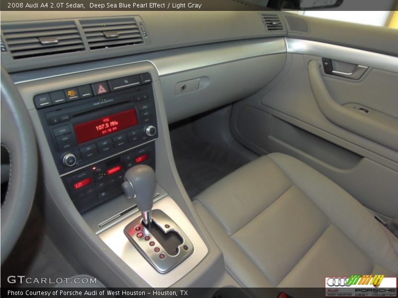 Deep Sea Blue Pearl Effect / Light Gray 2008 Audi A4 2.0T Sedan
