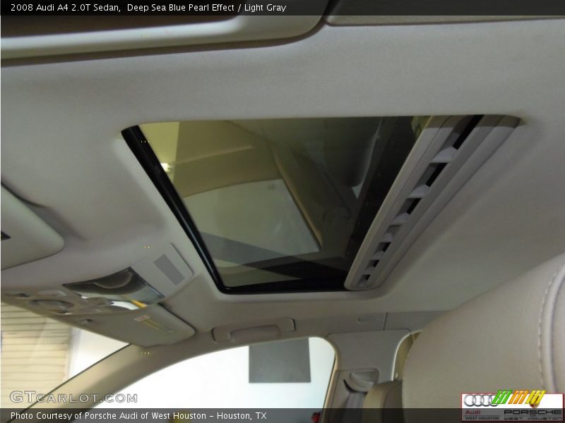 Deep Sea Blue Pearl Effect / Light Gray 2008 Audi A4 2.0T Sedan