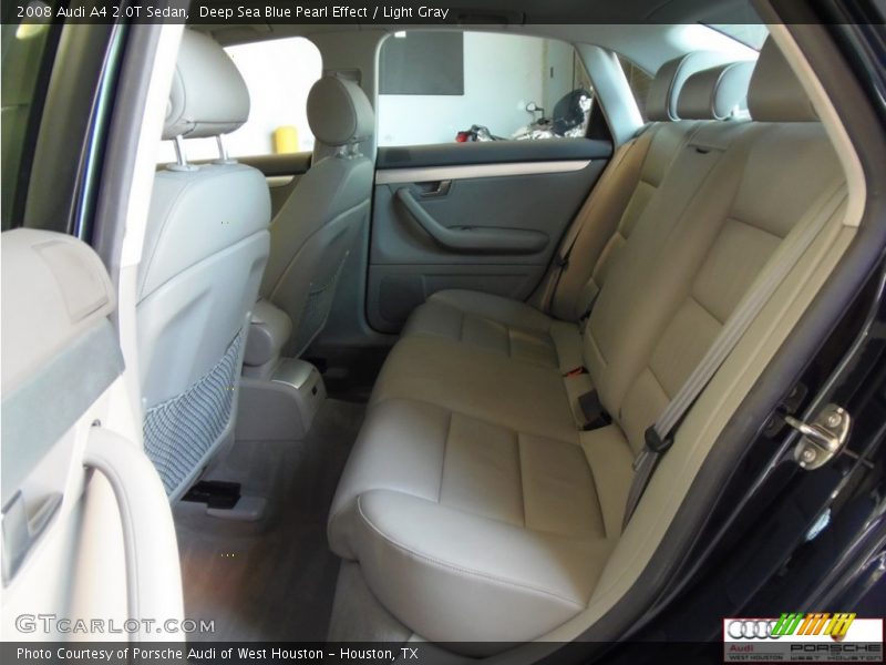 Deep Sea Blue Pearl Effect / Light Gray 2008 Audi A4 2.0T Sedan