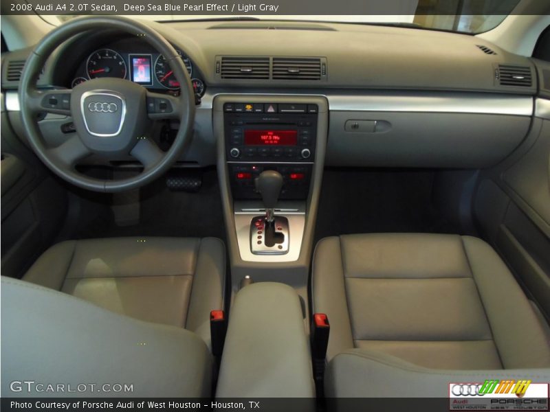 Deep Sea Blue Pearl Effect / Light Gray 2008 Audi A4 2.0T Sedan