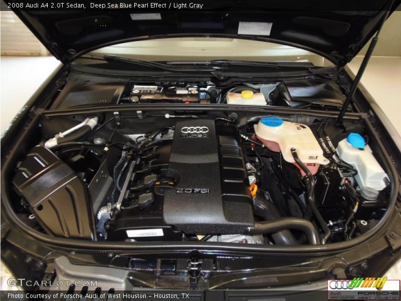 Deep Sea Blue Pearl Effect / Light Gray 2008 Audi A4 2.0T Sedan