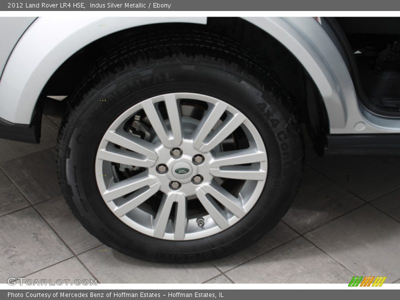 Indus Silver Metallic / Ebony 2012 Land Rover LR4 HSE