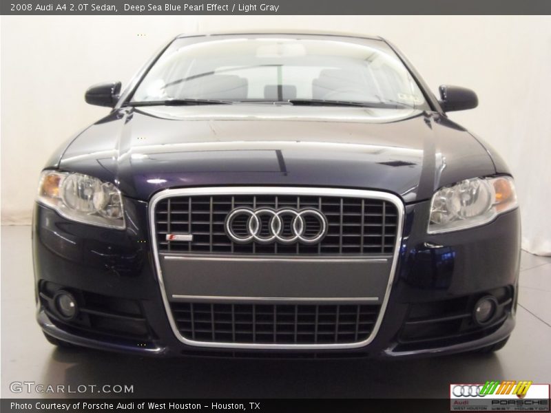 Deep Sea Blue Pearl Effect / Light Gray 2008 Audi A4 2.0T Sedan