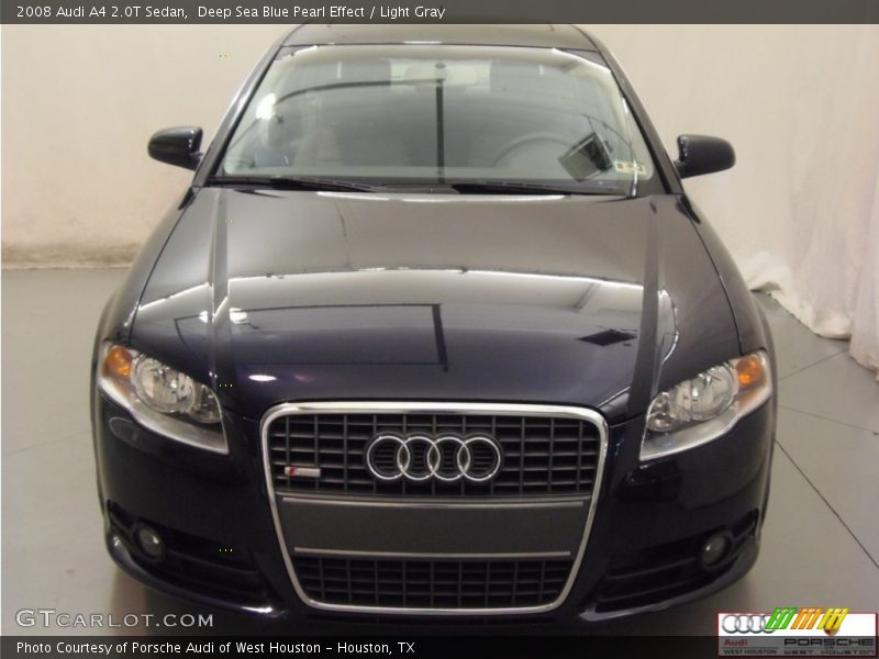 Deep Sea Blue Pearl Effect / Light Gray 2008 Audi A4 2.0T Sedan