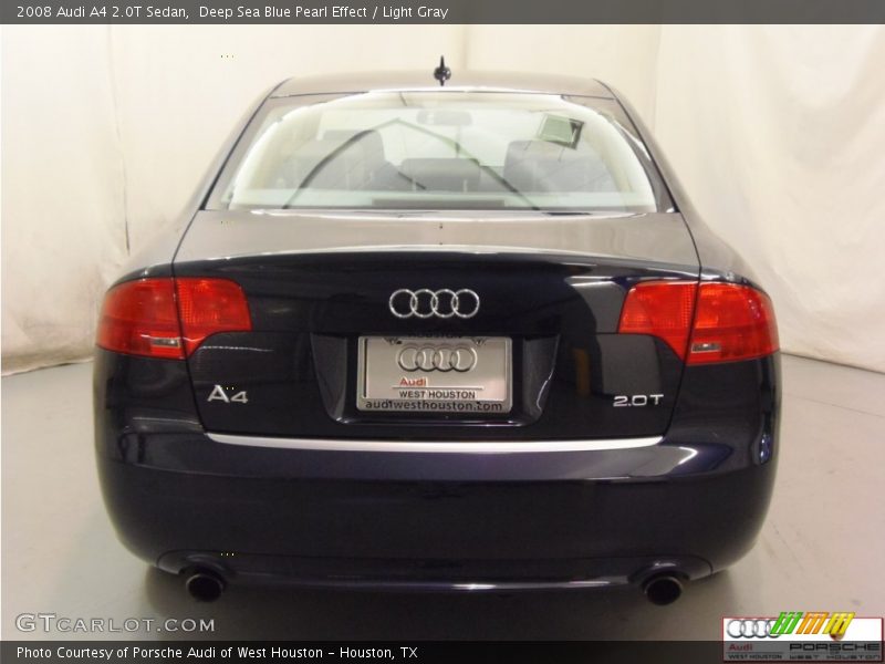 Deep Sea Blue Pearl Effect / Light Gray 2008 Audi A4 2.0T Sedan