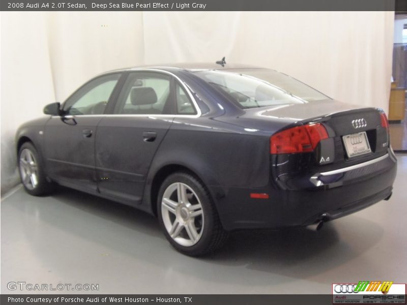 Deep Sea Blue Pearl Effect / Light Gray 2008 Audi A4 2.0T Sedan