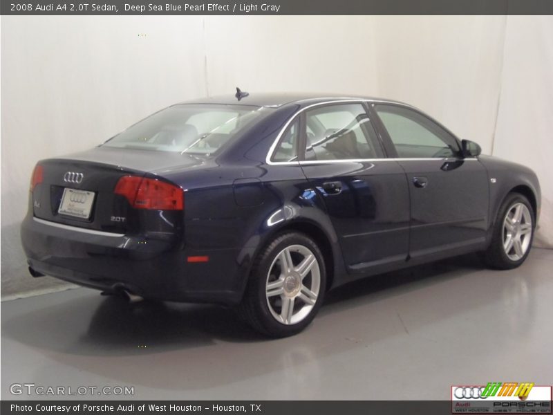 Deep Sea Blue Pearl Effect / Light Gray 2008 Audi A4 2.0T Sedan