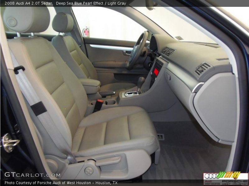 Deep Sea Blue Pearl Effect / Light Gray 2008 Audi A4 2.0T Sedan