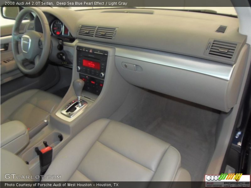 Deep Sea Blue Pearl Effect / Light Gray 2008 Audi A4 2.0T Sedan