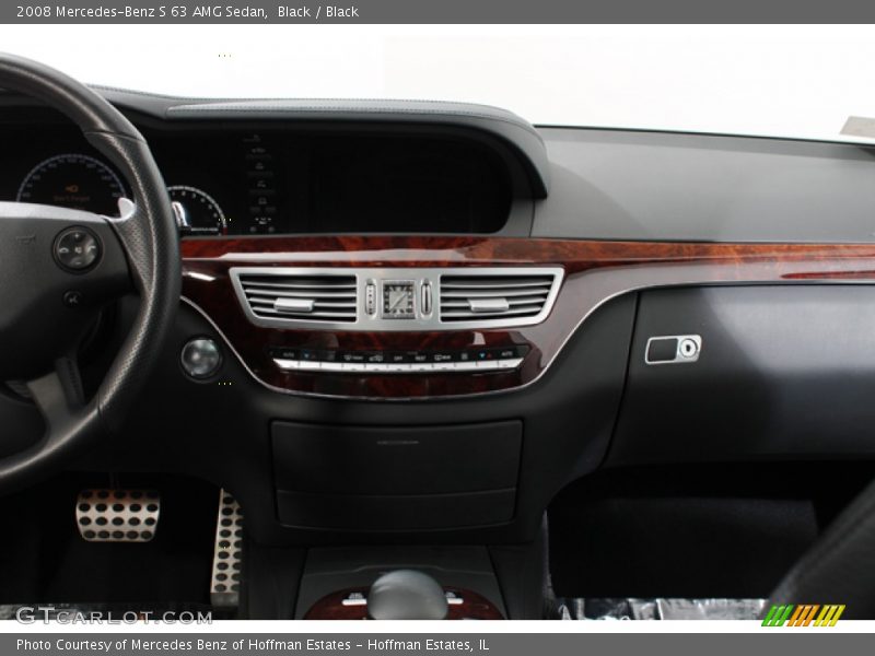 Black / Black 2008 Mercedes-Benz S 63 AMG Sedan