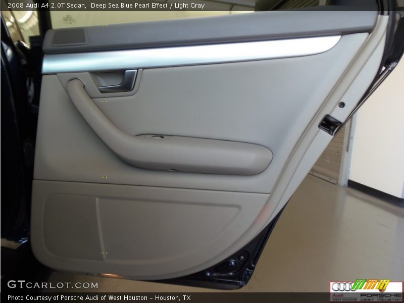 Deep Sea Blue Pearl Effect / Light Gray 2008 Audi A4 2.0T Sedan