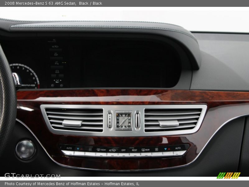 Black / Black 2008 Mercedes-Benz S 63 AMG Sedan