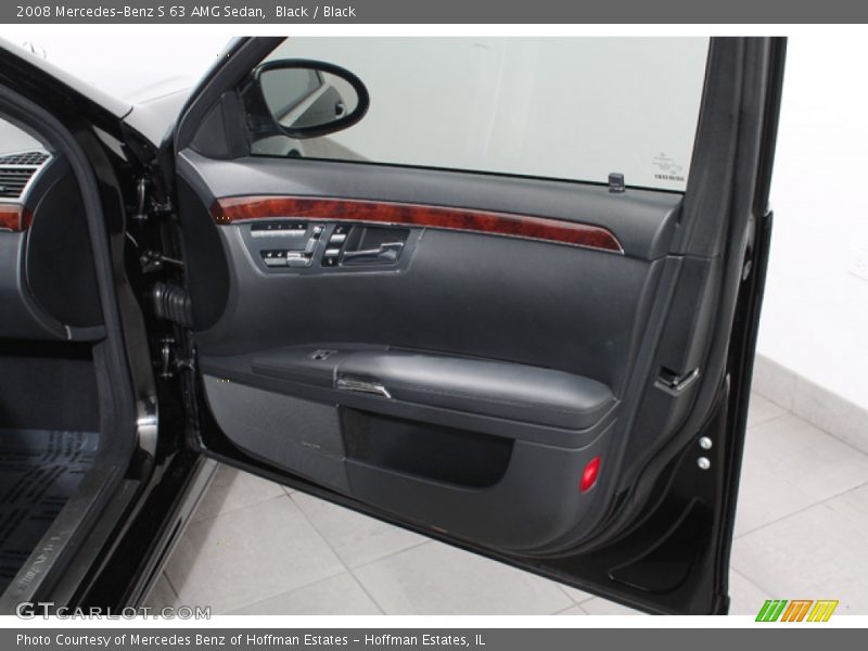 Black / Black 2008 Mercedes-Benz S 63 AMG Sedan