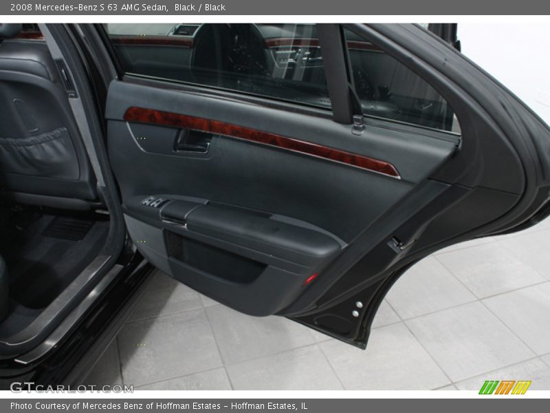 Black / Black 2008 Mercedes-Benz S 63 AMG Sedan