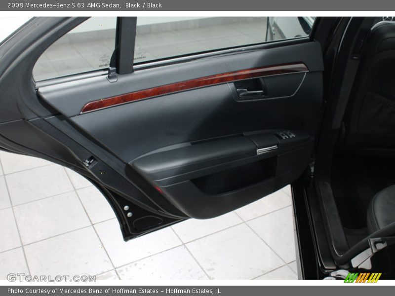 Black / Black 2008 Mercedes-Benz S 63 AMG Sedan