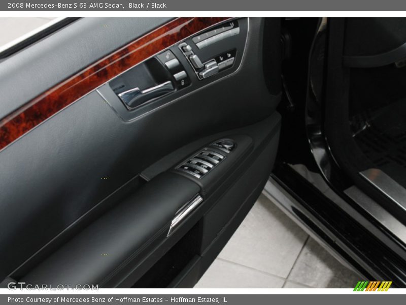 Black / Black 2008 Mercedes-Benz S 63 AMG Sedan