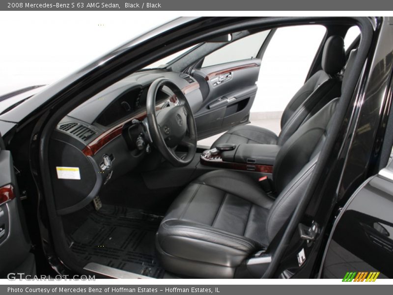 Black / Black 2008 Mercedes-Benz S 63 AMG Sedan