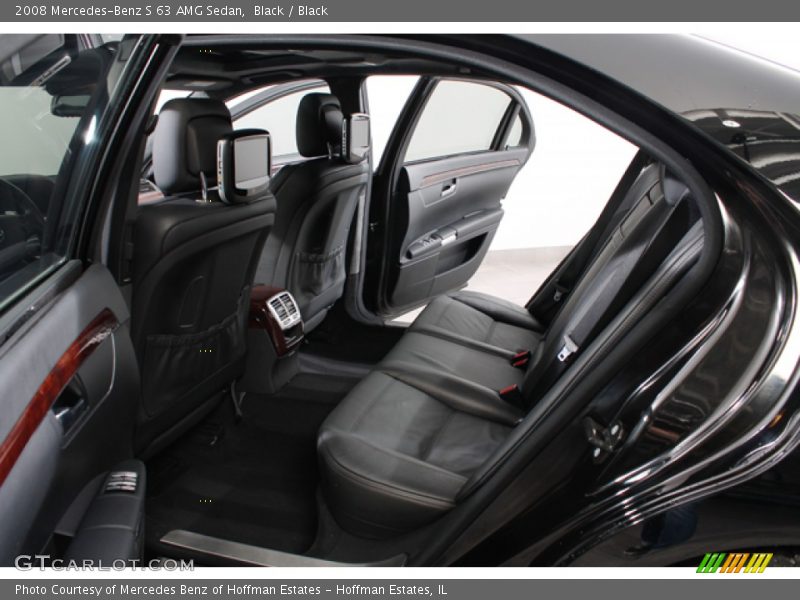 Black / Black 2008 Mercedes-Benz S 63 AMG Sedan