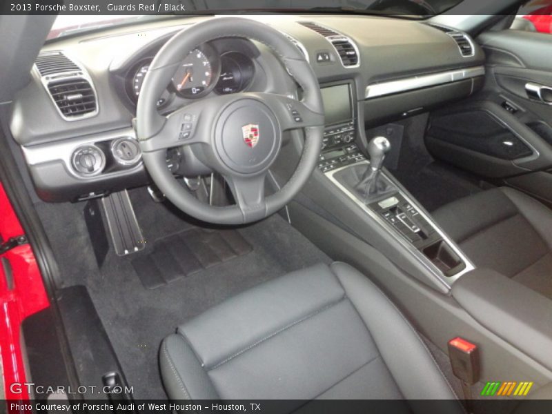 Black Interior - 2013 Boxster  