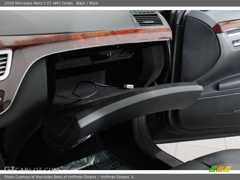 Black / Black 2008 Mercedes-Benz S 63 AMG Sedan