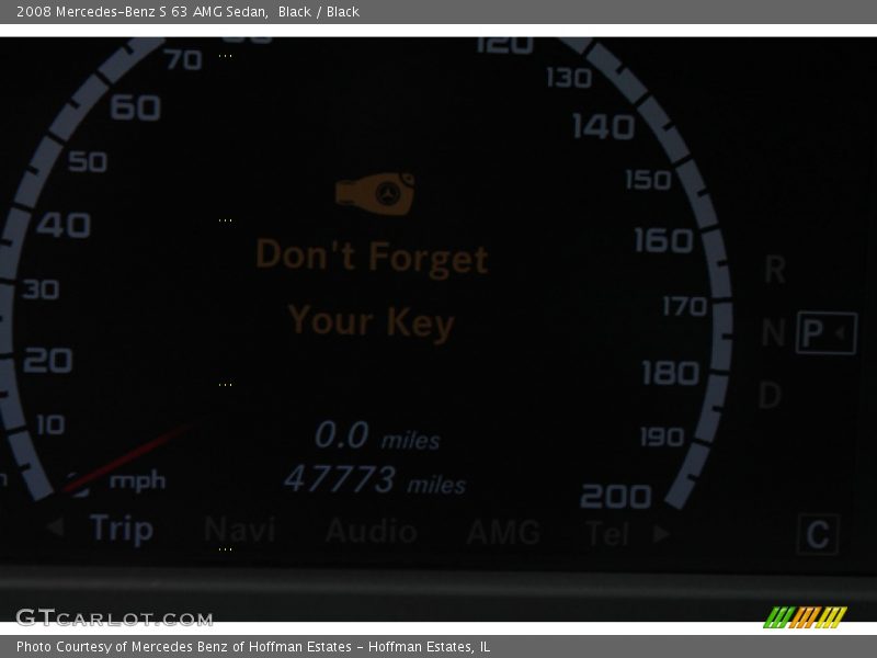 Black / Black 2008 Mercedes-Benz S 63 AMG Sedan