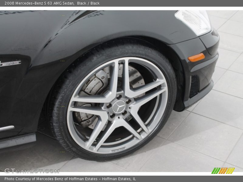 Black / Black 2008 Mercedes-Benz S 63 AMG Sedan