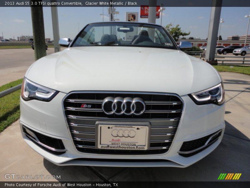 Glacier White Metallic / Black 2013 Audi S5 3.0 TFSI quattro Convertible
