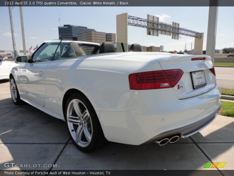 Glacier White Metallic / Black 2013 Audi S5 3.0 TFSI quattro Convertible