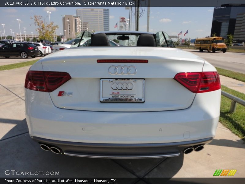 Glacier White Metallic / Black 2013 Audi S5 3.0 TFSI quattro Convertible